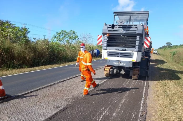 Recuperação funcional da BR 163 em Nova Mutum Crédito