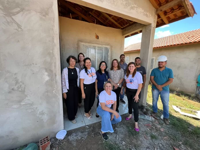 Visita técnica nas unidades habitacionais do Programa SER Família Habitação em Jaciara