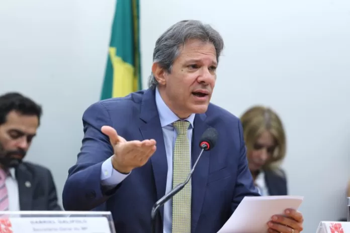 A Política Econômica do Governo Federal. Ministro da Fazenda, Fernando Haddad.