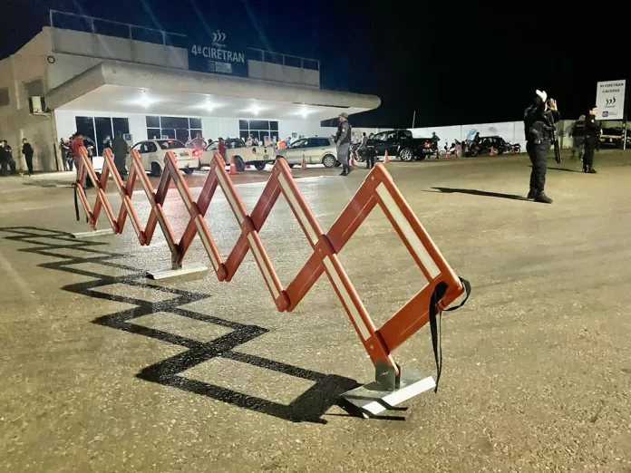 Em Cáceres, a operação começou às 22hs e se estendeu até madrugada