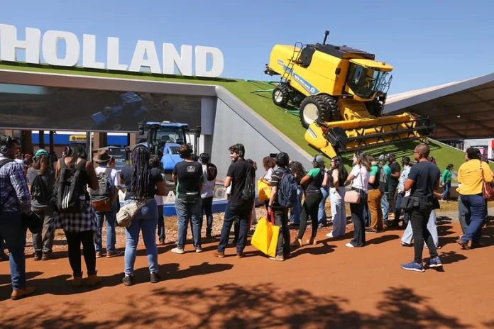 máquinas agrícolas na Agrishow