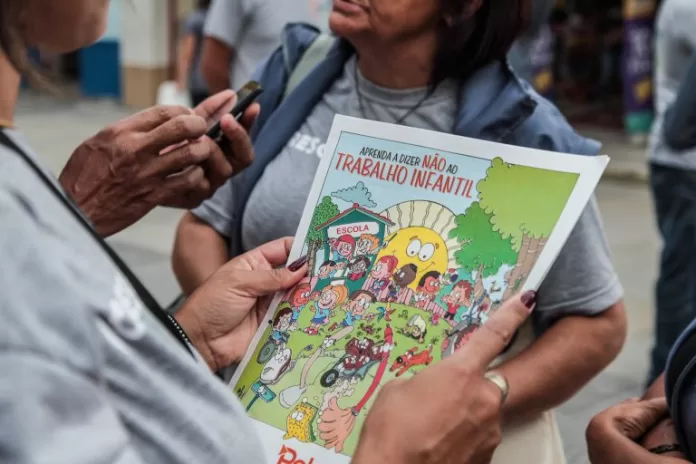 Trabalho - trabalho infantil - campanha contra trabalho infantil em Pelotas-RS