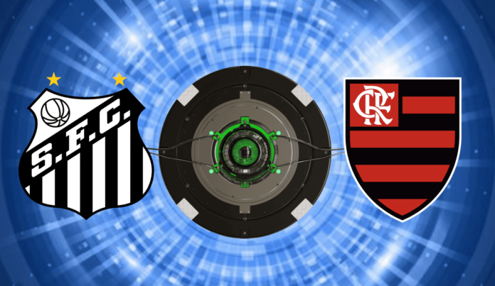 Santos e Flamengo Brasileirão