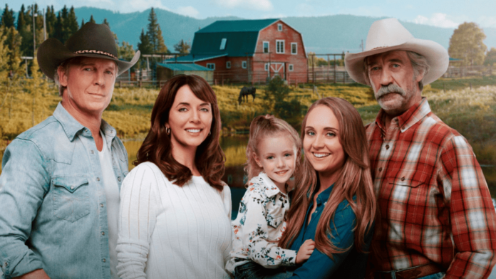 Imagem mostrando personagens de Heartland felizes