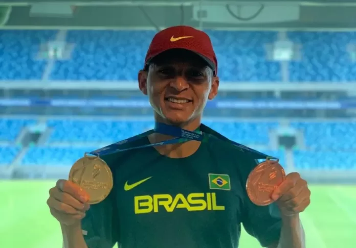 Medalhista de prata em duas provas do Troféu Brasil de Atletismo, Wendell Jerônimo foi contemplado com Bolsa Atleta em 2022