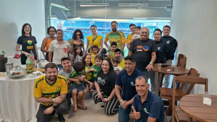 Oito autistas prestigiaram o Dourado contra o Bahia, neste sábado (08.07), na Arena Pantanal