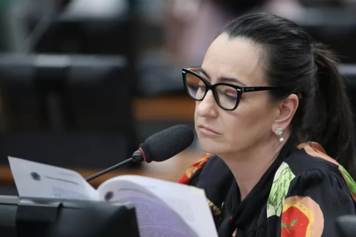 Deputada Rosângela Moro participa de reunião em comissão