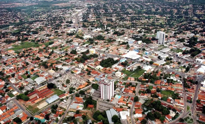 Vista aérea de Várzea Grande