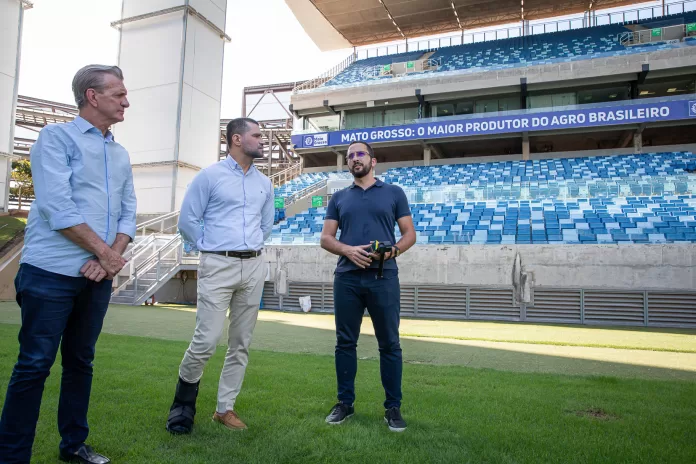 Arena Pantanal é avaliada para sediar jogos das eliminatórias da Copa do Mundo 2026