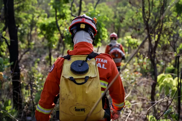 Ações de combate ao fogo começaram no último dia 31 de agosto