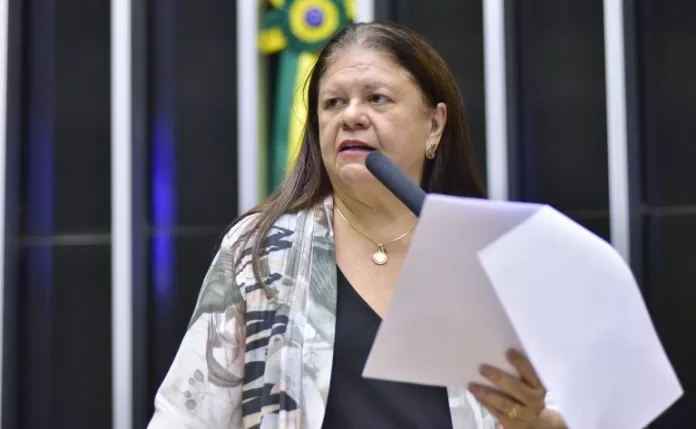 Laura Carneiro discursa na tribuna do Plenário