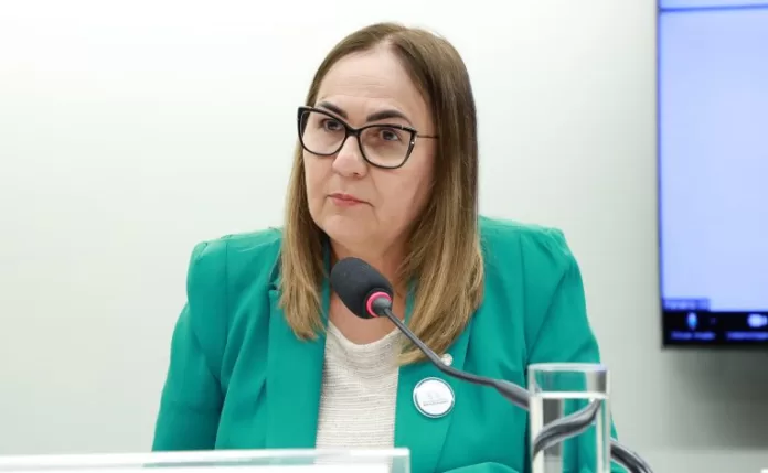 Deputada Professora Goreth (PDT-AP) em comissão da Câmara dos Deputados