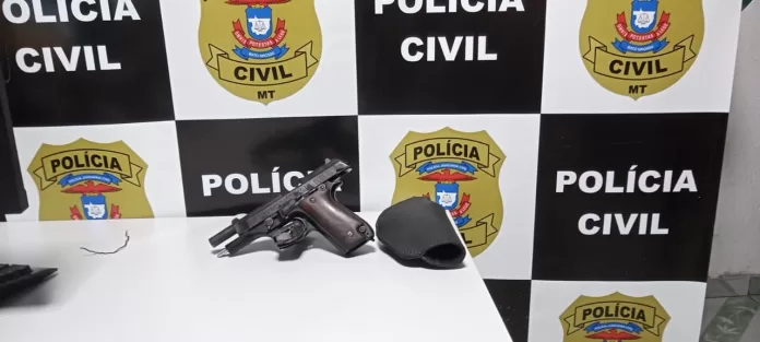 Autor de violência doméstica é preso em posse de arma de fogo em Confresa