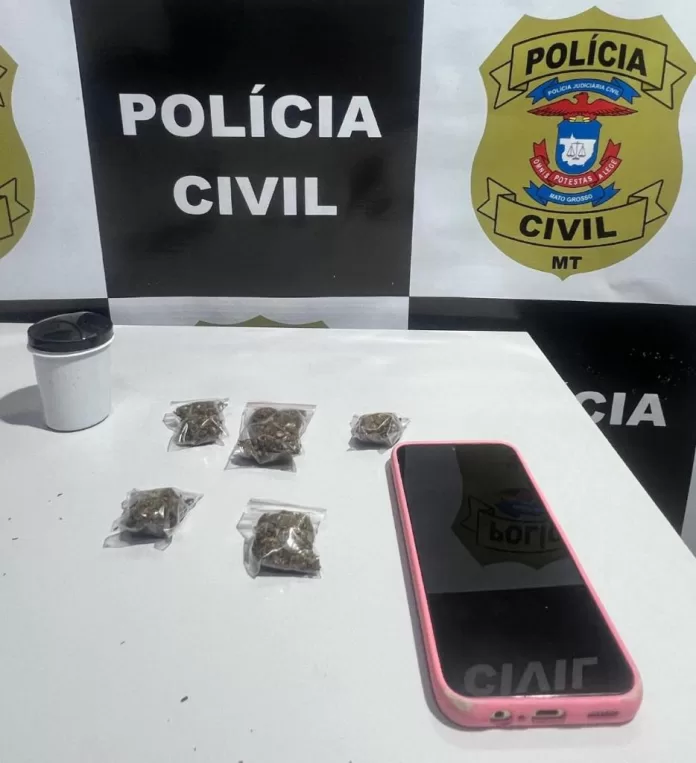 Polícia Civil prende traficante e fecha boca de fumo em Confresa