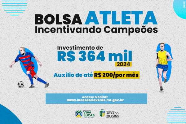 Prefeitura de Lucas do Rio Verde lança 2ª edição do Bolsa Atleta