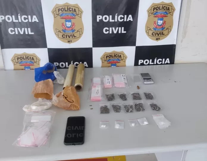 Polícia Civil prende traficante e fecha ponto de venda de droga em Primavera do Leste