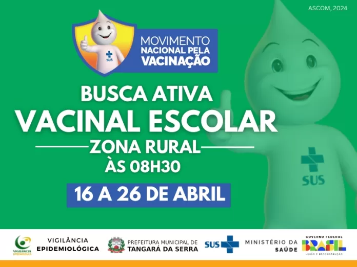 VACINAÇÃO: Prefeitura Municipal realiza busca ativa vacinal...