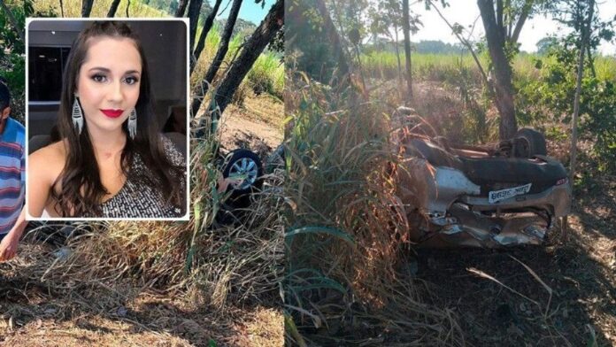 Carro é fechado por carreta, sai da pista, bate em árvore e jovem de 26 anos morre