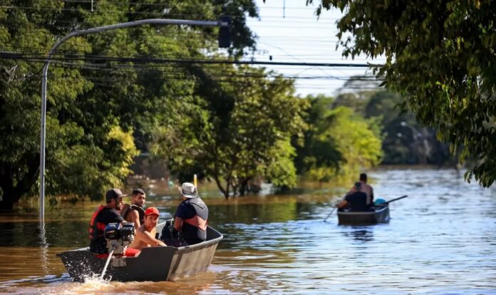 enchente no Rio Grande do Sul