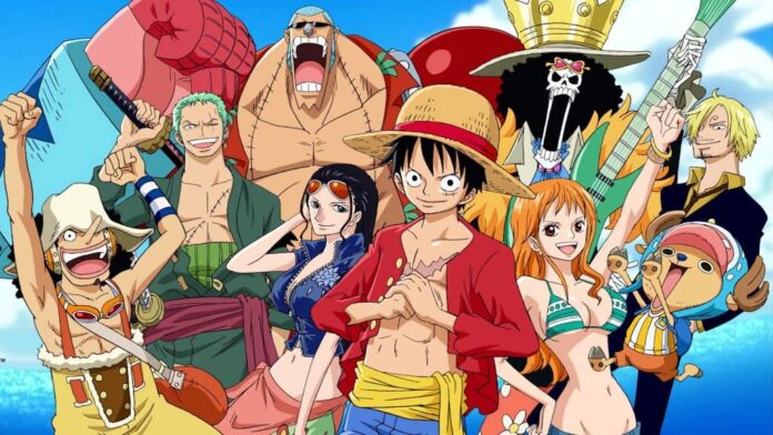 O anime One Piece acompanha as aventuras de Luffy e seus amigos. Imagem: Divulgação