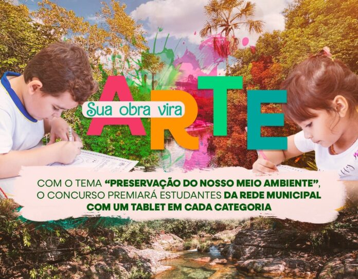 Secretaria de Meio Ambiente de Barra do Garças promove concurso de desenhos “Sua Obra Vira Arte”