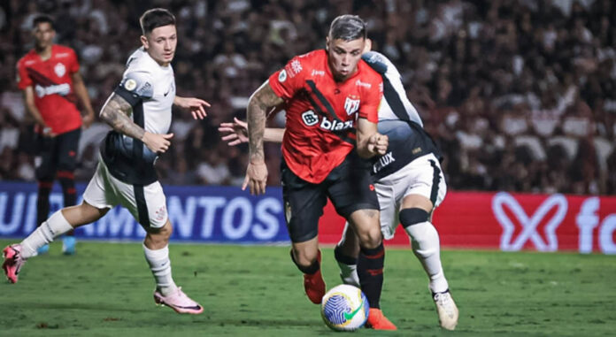 Corinthians deixa vitória escapar depois de estar ganhando do Atlético-GO