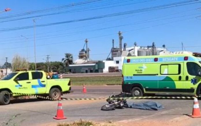 Homem sofre mal súbito e morre enquanto pilotava motocicleta em MT