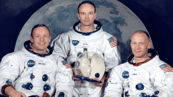 neil armstrong, buzz aldrin e michael collins