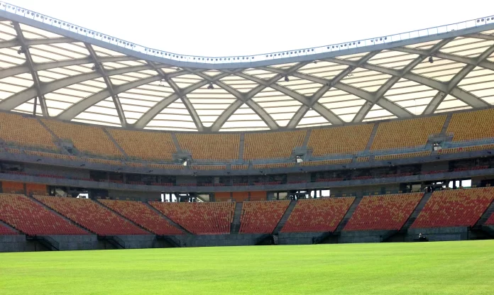 Gramado da Arena da Amazônia. Foto: Agência Brasil