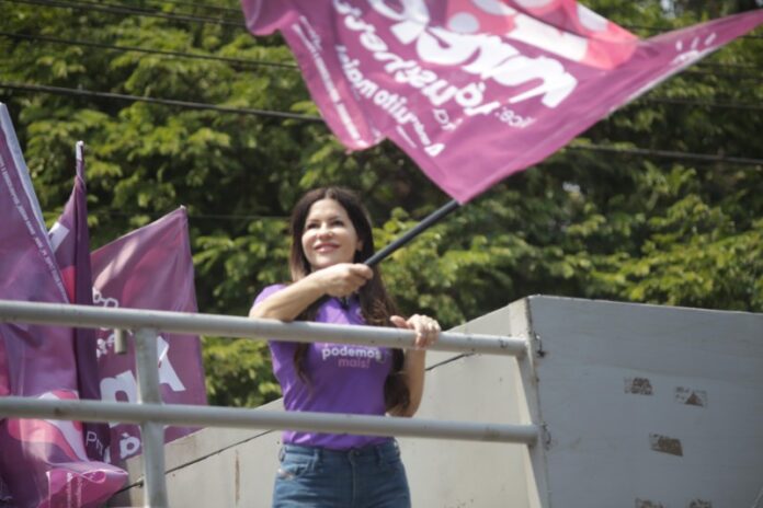 Candidata à reeleição, Andréia Wagner faz o primeiro arrastão da campanha na região central de Jaciara