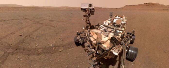 rover Perseverance (Crédito: NASA/JPL-Caltech/MSSS))