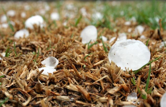 chuva de granizo