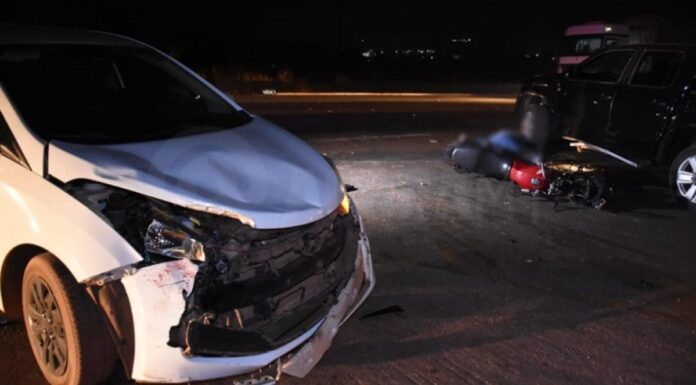 Motociclista morre em acidente envolvendo HB20 e Amarok