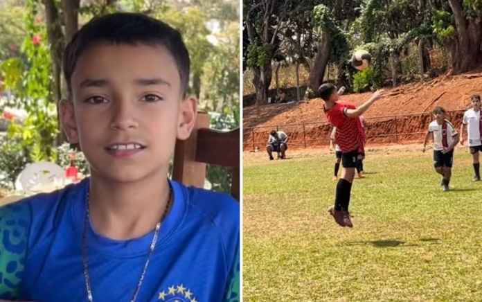 Menino de 11 anos morre depois de cair enquanto jogava futebol e perícia registrou óbito a esclarecer