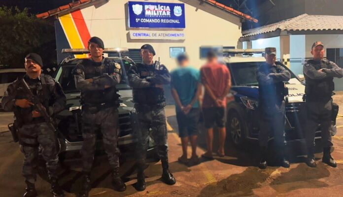 Criminosos tentaram extorquir e ameaçaram comerciante em Barra do Garças são presos pela Força Tática 