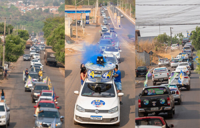 Dr. Adilson fecha campanha com mega carreata nas ruas de Barra do Garças