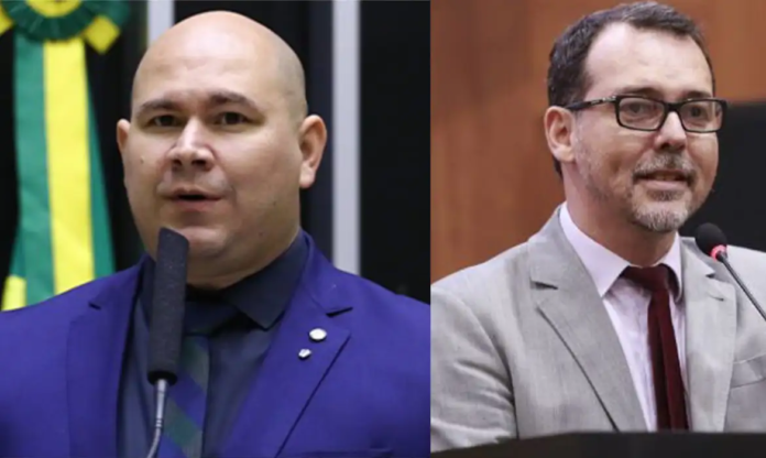 Abilio Brunini (PL) e Lúdio (PT) , candidatos à prefeitura de Cuiabá (MT)