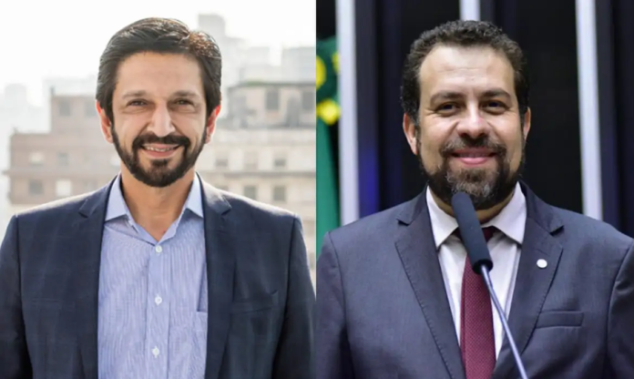 Ricardo Nunes (MDB) e Guilherme Boulos (PSOL)