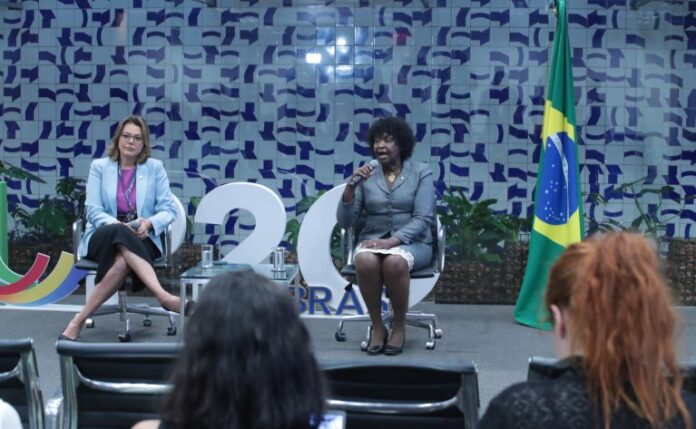 Entrevista Coletiva. Senadora do Brasil, Leila Barros (PDT - DF) e Deputada do Brasil, Benedita da Silva (PT - RJ)