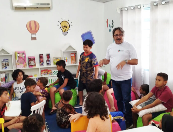 Escola Municipal de Barra do Garças recebe melhorias do projeto Escola Transforma