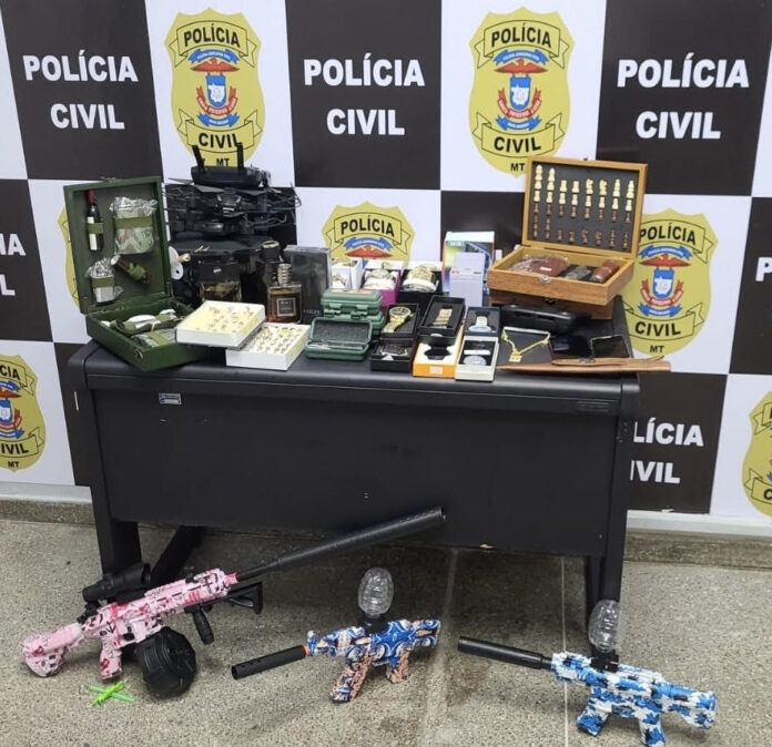 Polícia Civil prende autor de furtos em comércios de Água Boa