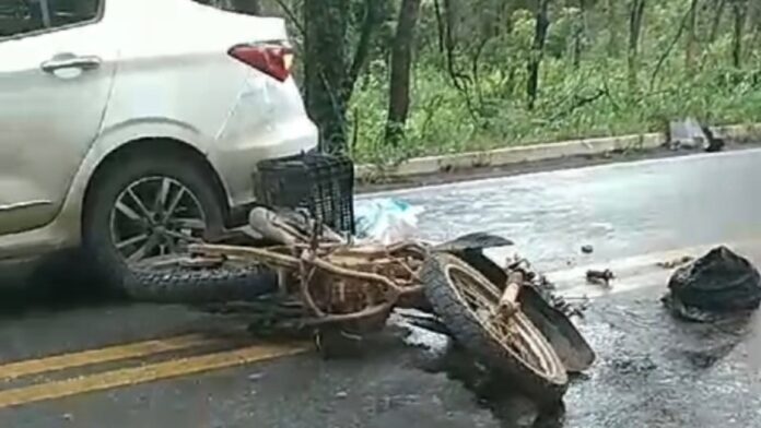 Motociclista morre atropelado por Hilux após bater na traseira de carro em MT