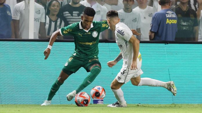 Palmeiras vence o Santos de virada em clássico emocionante no Paulistão