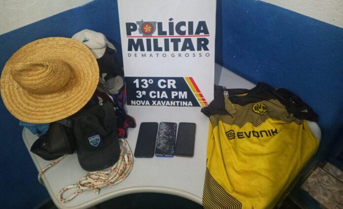 Polícia Militar detém grupo em atitude suspeita e impede roubos e furtos em Nova Xavantina