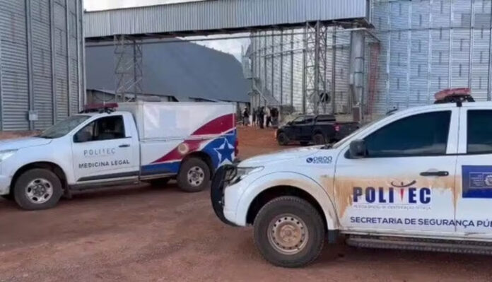 Trabalhador morre após cair de andaime em obra de silo em fazenda