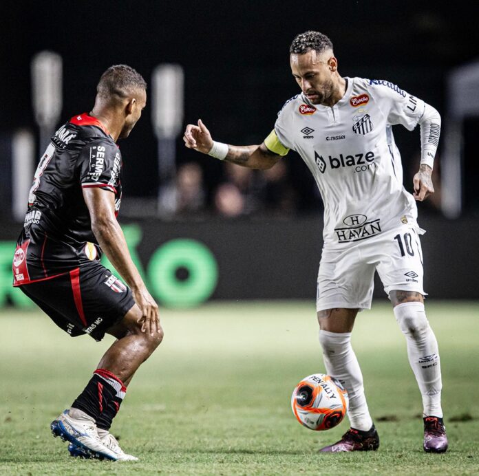 Reestreia de Neymar termina em empate frustrante para o Santos