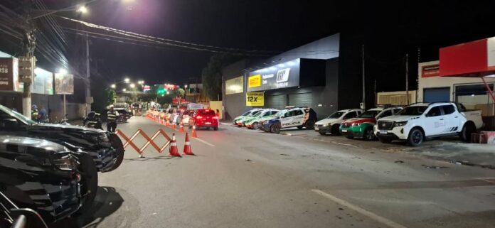 Operação Lei Seca em Cuiabá resulta em 14 pessoas presas na madrugada deste domingo (9)