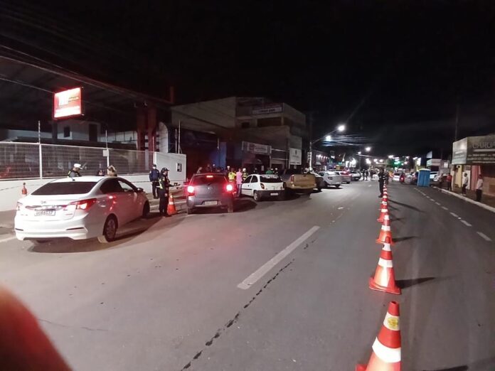 9 motoristas são detidos em flagrante por embriaguez e falta de habilitação em Várzea Grande