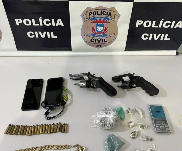 Polícia Civil prende três autores de homicídio em Comodoro e apreende armas de fogo