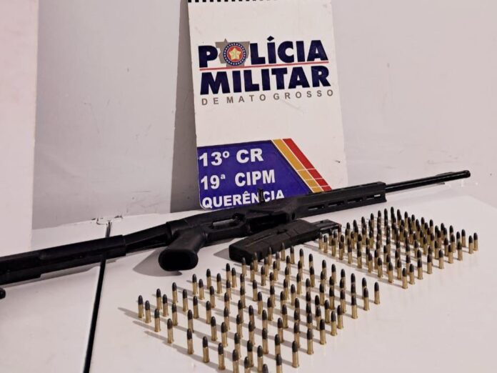 Polícia Militar prende homem por disparo e posse irregular de arma de fogo em Querência - 